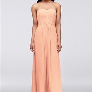 Peach “Bellini” David’s Bridal Bridesmaid’s dress
